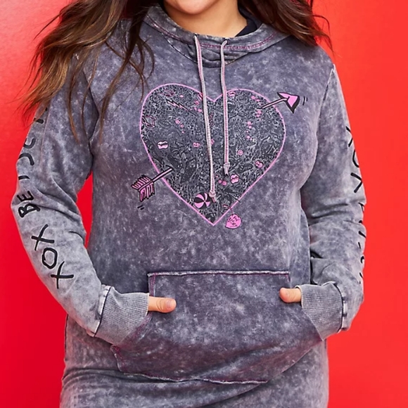 Betsey Johnson Hoodie Mini Dress - Picture 3 of 8